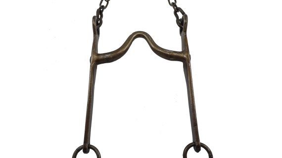 Freno de hierro pulido pata recta duro puente medio