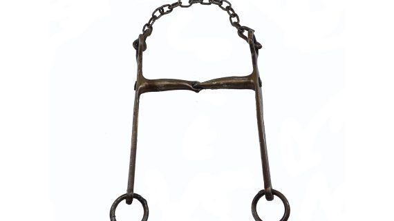 Freno filete de hierro pulido pata recta duro