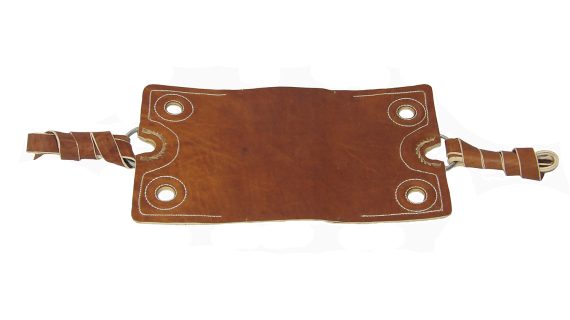 Encimera de cuero crudo 4 argollas con correones común