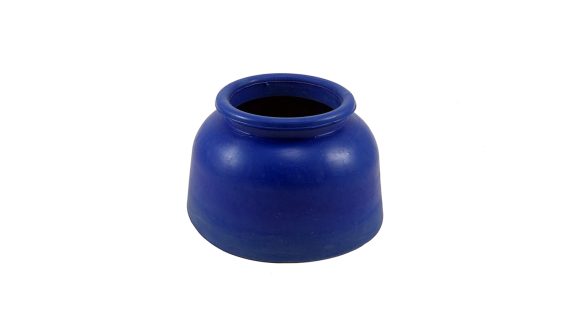 Campana de goma azul grande