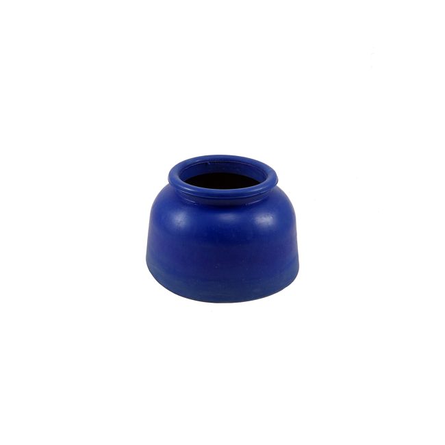 Campana de goma azul grande