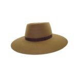 Sombrero pampa liverpool paño de lana ala 10 camello