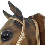 Cabezada y riendas de cuero crudo sobado simple fina - Image 4