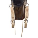 Cabezada y riendas de cuero crudo sobado simple fina - Image 5