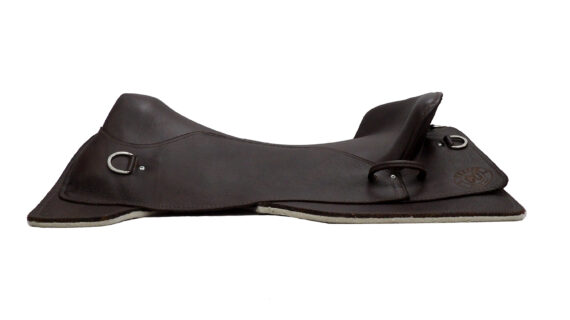 Montura freno de oro modelo Claudio Fagundes color marrón