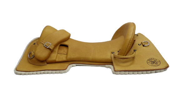 Montura freno de oro número 2 peineta redonda color óxido