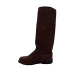 Botas de cuero caña larga dura marrón - Image 4