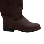 Botas de cuero caña larga dura marrón - Image 7