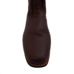 Botas de cuero caña larga dura marrón - Image 8