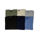 Remera de algodón cuello redondo para hombre
