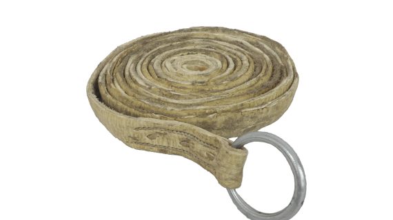 Soguero de cuero crudo