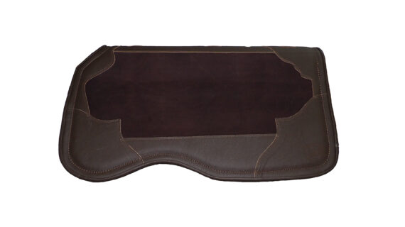 Mandil de gel con descarne color marrón