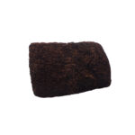 Pellon doble de lana natural negro