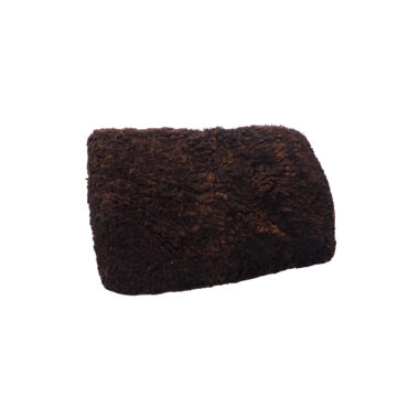 Pellon doble de lana natural negro