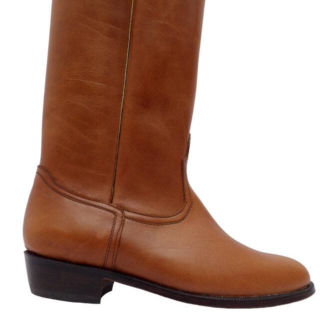 Botas de cuero engrasado caña larga fondo de suela - Image 6