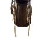 Cabezada y riendas de cuero crudo trenza chata - Image 4