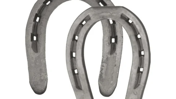 Herradura de hierro mula por juego