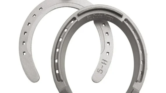 Herradura de aluminio pata palermo c/clip por par