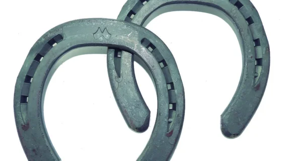 Herradura de hierro libero c/clip en cuartos mano o pata por par