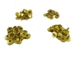 Broches tela y tela 40/10 dorado x 200 unidades.