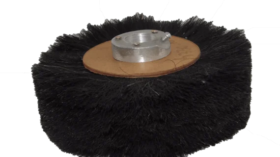 Cepillo de cerdas negras para paulina ideal para zapateros