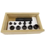 Juego de sacabocados a golpe Nº1 marca Fargo de 10 medidas - Image 4