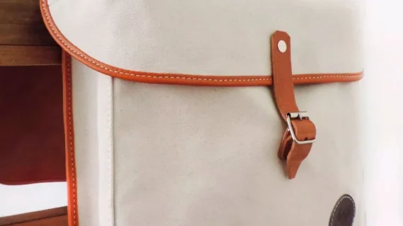 Alforja de lona doble y suela grande