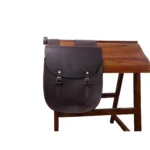 Alforja de suela marrón mediana - Image 6