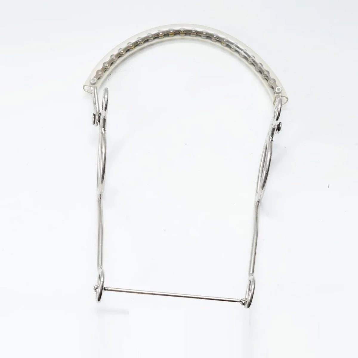 tcr-4040-3-1772142119.webp Hackamore de acero inoxidable con hociquera de cadena - Image 1