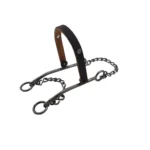 Hackamore de hierro pulido con hociquera de chapa - Image 4