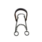Hackamore de hierro pulido con hociquera de chapa - Image 5