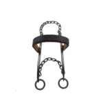 Hackamore de hierro pulido con hociquera de chapa - Image 6