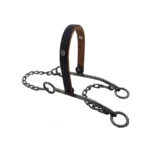Hackamore de hierro pulido con hociquera de chapa - Image 3