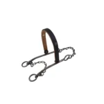 Hackamore de hierro pulido con hociquera de chapa - Image 2