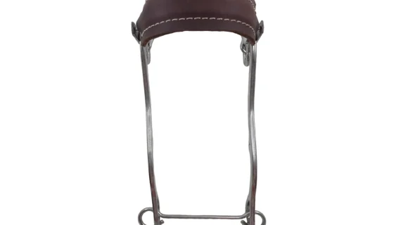 Hackamore de acero inoxidable con hociquera forrada