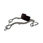 Hackamore de acero inoxidable con hociquera forrada - Image 2