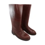 Botas de cuero engrasado caña 3/4 con fondo de suela y goma - Image 2