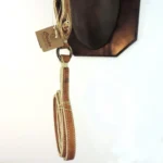 Bozal con cabestro de cuero crudo cosido con hilo - Image 3