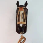 Bozal con cabestro de cuero crudo cosido con tiento - Image 4