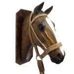 Bozal con cabestro de cuero crudo para palenquear