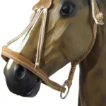 Bozal de cuero crudo con cogotera trenzada - Image 3