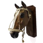 Bozal con cabestro de cuero crudo para polo