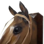 Bozal con cabestro de cuero crudo sobado modelo careta - Image 5