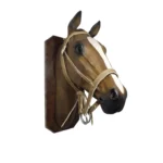 Bozal con cabestro de cuero crudo sobado modelo careta - Image 3