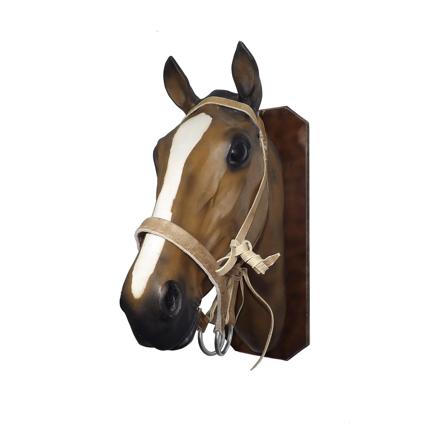 tcr-416225-1772138049.webp Bozal con cabestro de cuero crudo sobado modelo careta - Image 1