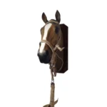 Bozal con cabestro de cuero crudo sobado modelo careta - Image 7