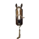 Bozal con cabestro de cuero crudo sobado modelo careta - Image 6