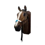 Bozal con cabestro de soga con nudos con hociquera de color