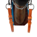 Cabezada de suela con riendas de goma para carrera - Image 2