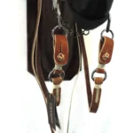 Cabezada y Rrendas de cuero crudo simple - Image 3